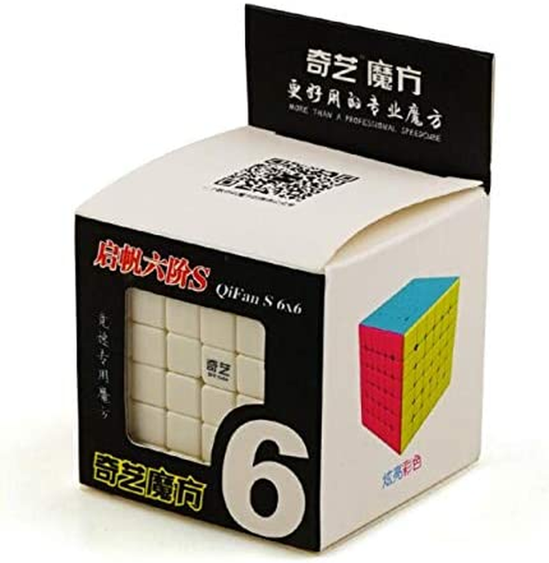 Cuberspeed Qiyi Qifan S 6X6 Stickerless Bright Magic Cube Mofangge MFG Qifan S 6X6X6 Color Speed Cube image number 2