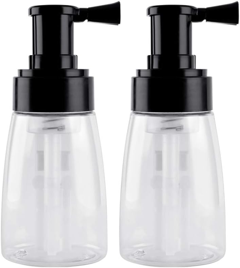 2 Pieces Barber Powder Spray Bottle, Empty Powder Travel Cosmetics Blower, Refillable Hair Fiber Applicator for Hair Salon, Home, Beauty (140Ml+140Ml) image number 4