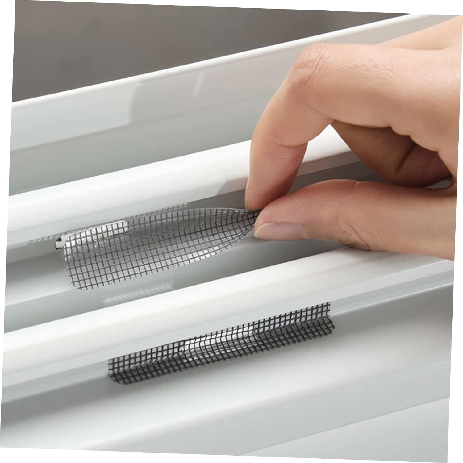 DOITOOL 20Pcs Screen Window Repair Tape Strong Adhesive Mesh for Window and Door Prevention Patch Repair Tool image number 5