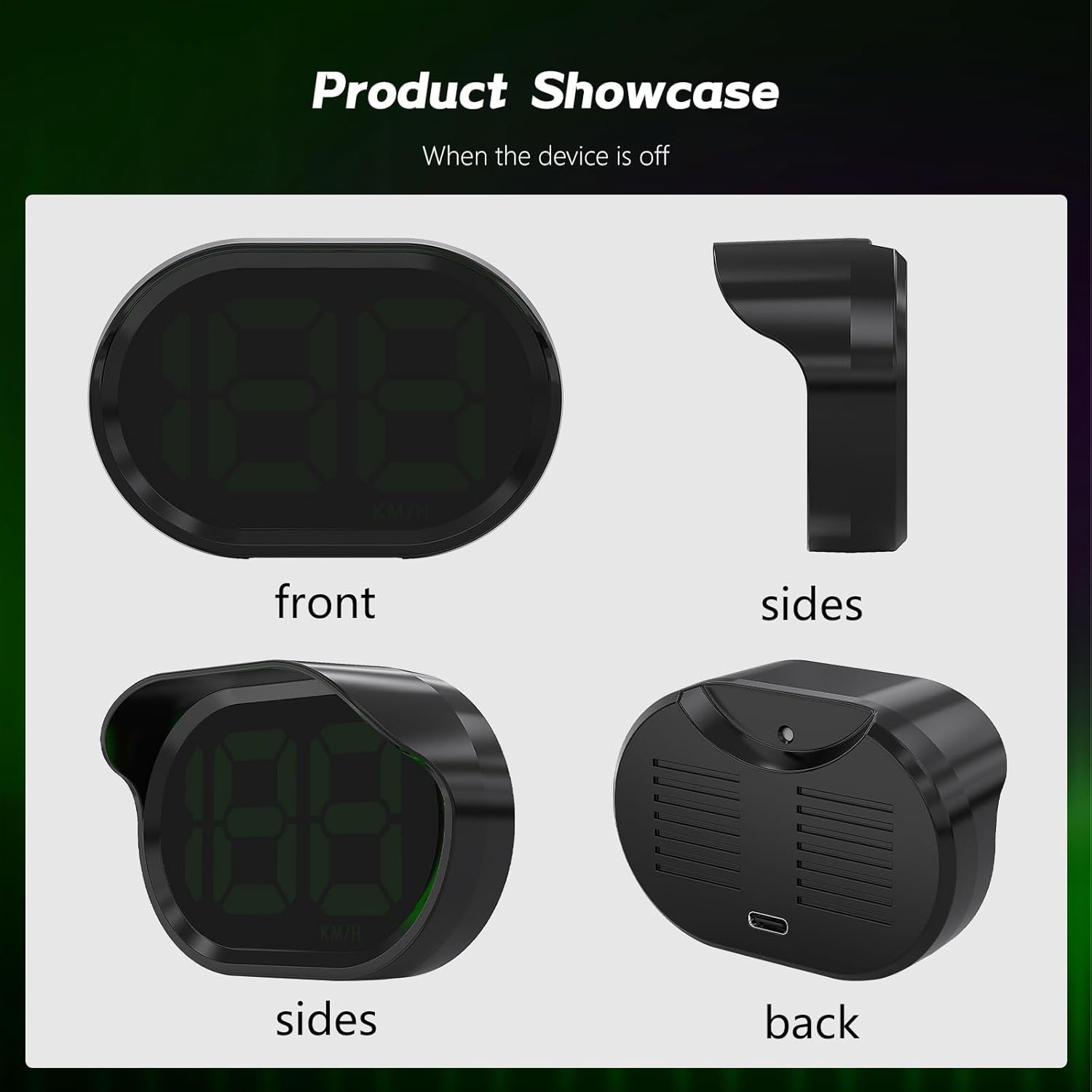 GPS Car HUD Digital Speedometer with LED Display - Universal Head up Display for Cars, Trucks, Suvs, Golf Carts - Plug & Play Car Accessories image number 4