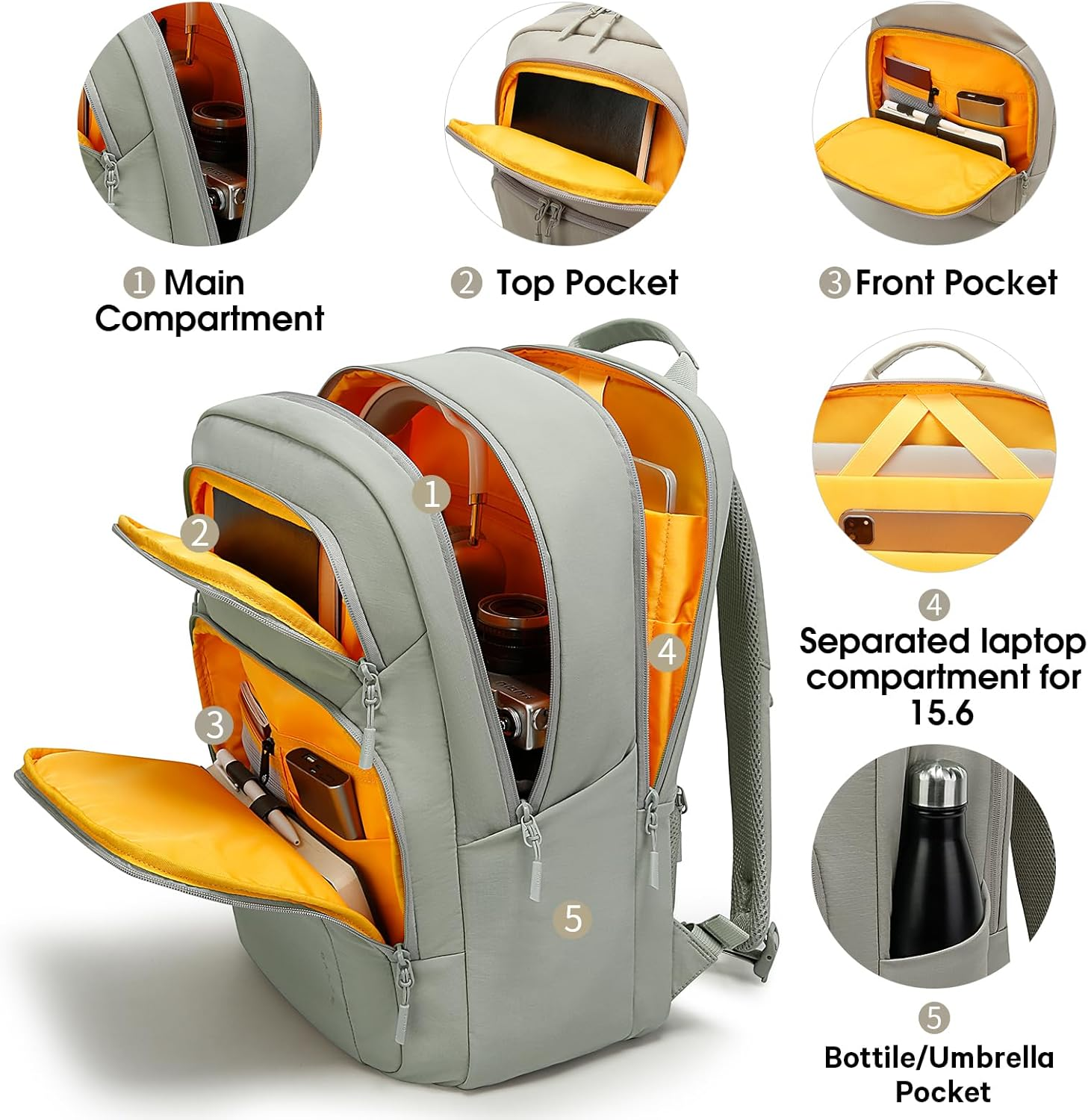 BANGE Casual Daypacks for Men and Women
