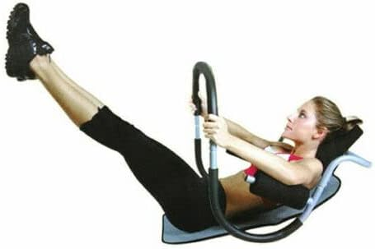 Home Gym Fitness AB Roller Abdominal Crunch Exercise Machine Sit-Up Trainer for Abs, Chest, Shoulders & Back Compact Ab Crunch Exercise Equipment for Men & Women image number 4