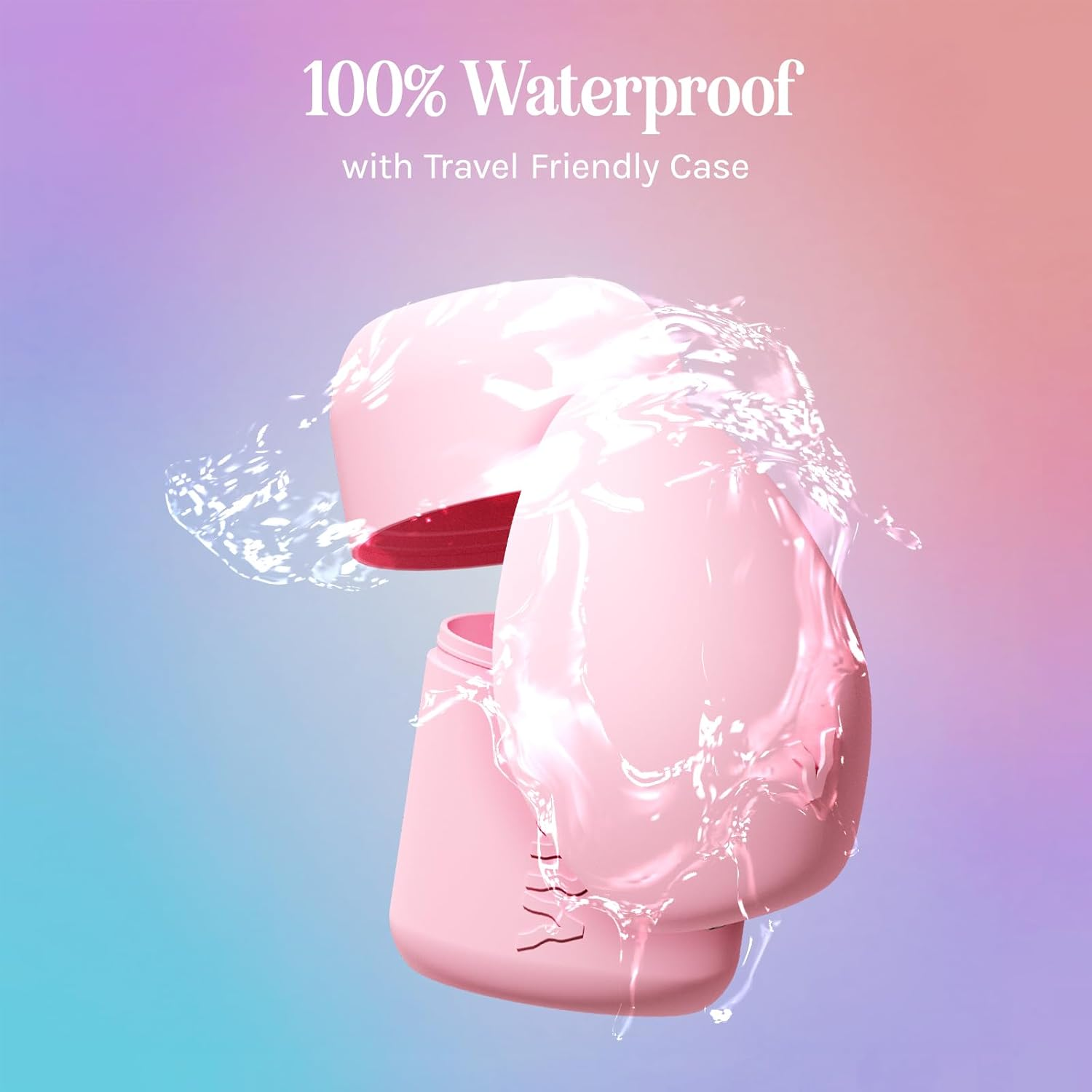 VUSH Plump Palm Vibrator &ndash; Mini Clitoral Stimulator & Personal Massager for Women, Soft Silicone Adult Toy, Waterproof Rechargeable Female Sex Toy, Travel-Size Vibrator for Sexual Wellness image number 6