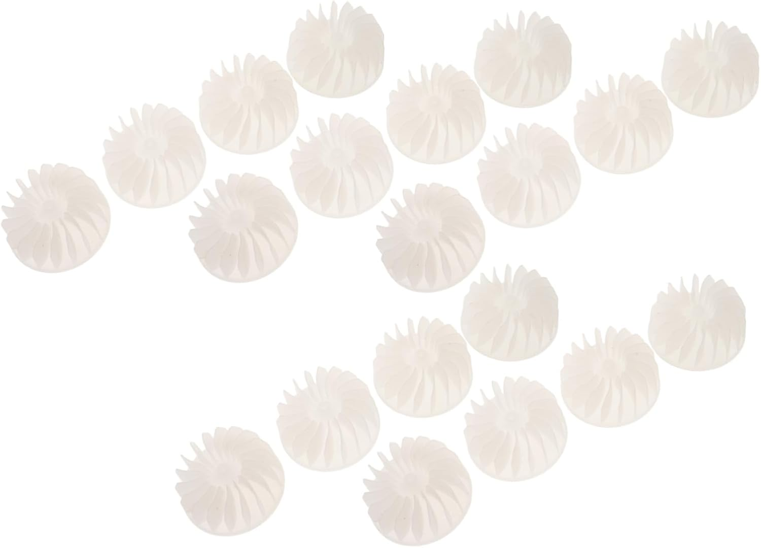 Minkissy 20Pcs High Wind Power Hair Dryer Fan Hair Dryer Part Abs White image number 3