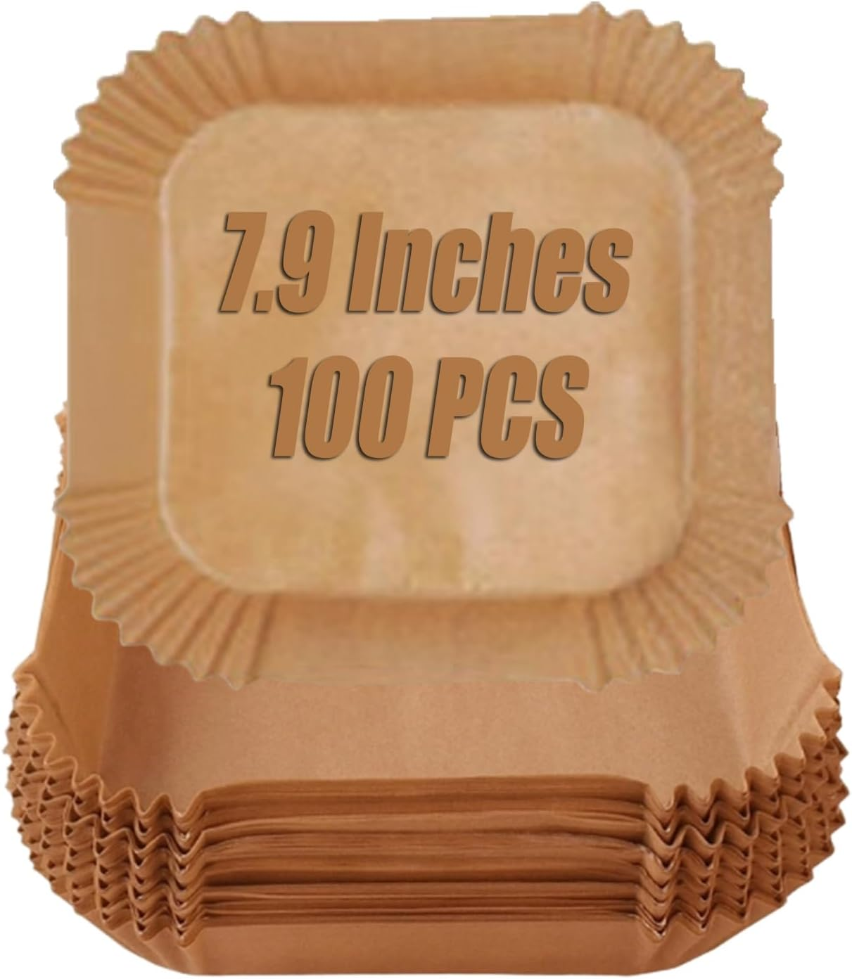 100 Pack Air Fryer Liners - Disposable Baking Paper for Philips, Ninja & Instant Pot Air Fryers | Heat-Resistant & Non-Stick image number 4