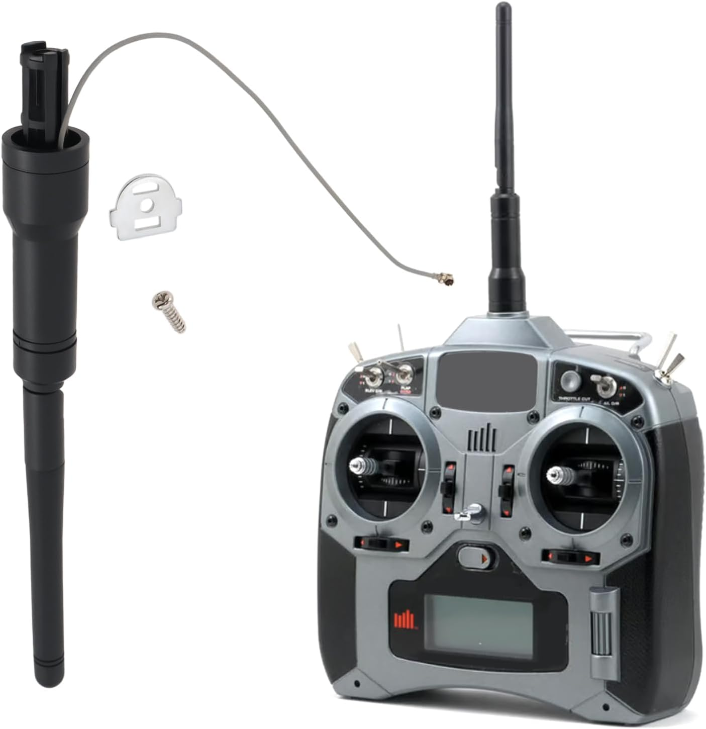 VGOL 1Pc 2.4Ghz Antenna Aerial Compatible with Spektrum Dx6I DX7 DX8 Compatible with JR Compatible with Hobbyking I6S T-I6 T-I8 Black image number 5