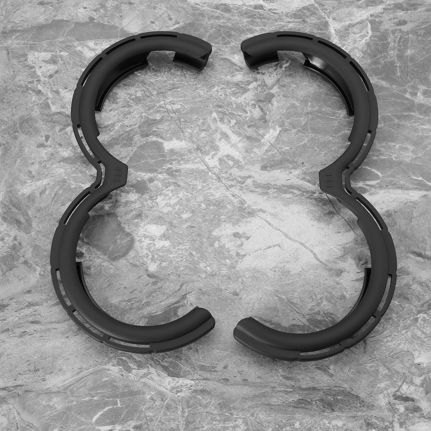 YINETTECH 1 Set Drone Propeller Guard Protector Accessories Drone Gimbal Protective Anti-Collision Ring Cover Compatible with DJI Avata 2 Black