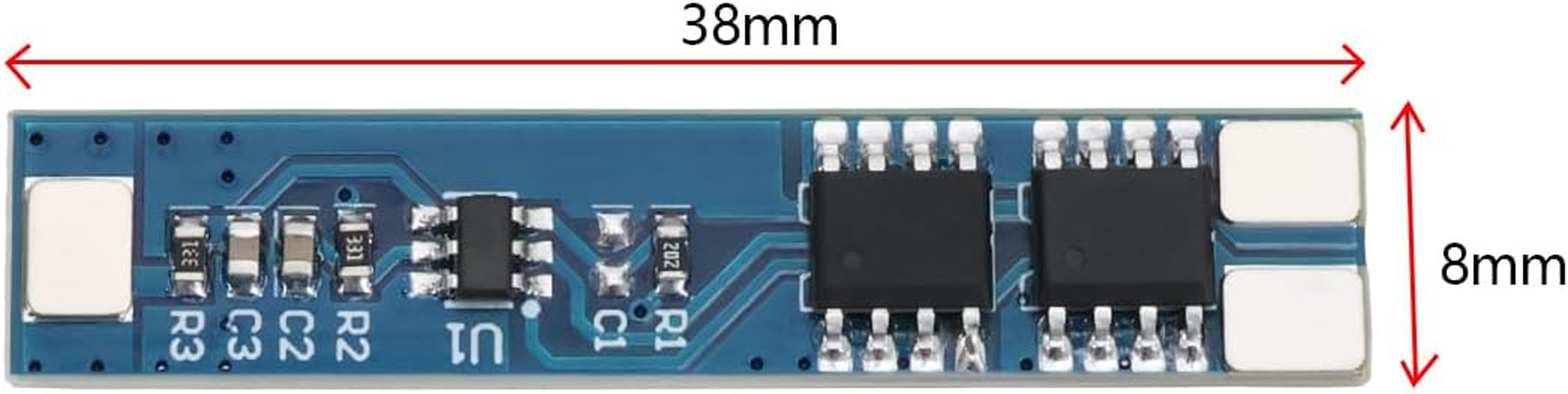 Ecsing 5Pcs Lithium Battery Protection Board 18650 BMS PCM Battery Protection Board Battery Overcharging Protection Board for Lithium Ion Battery Packs image number 5