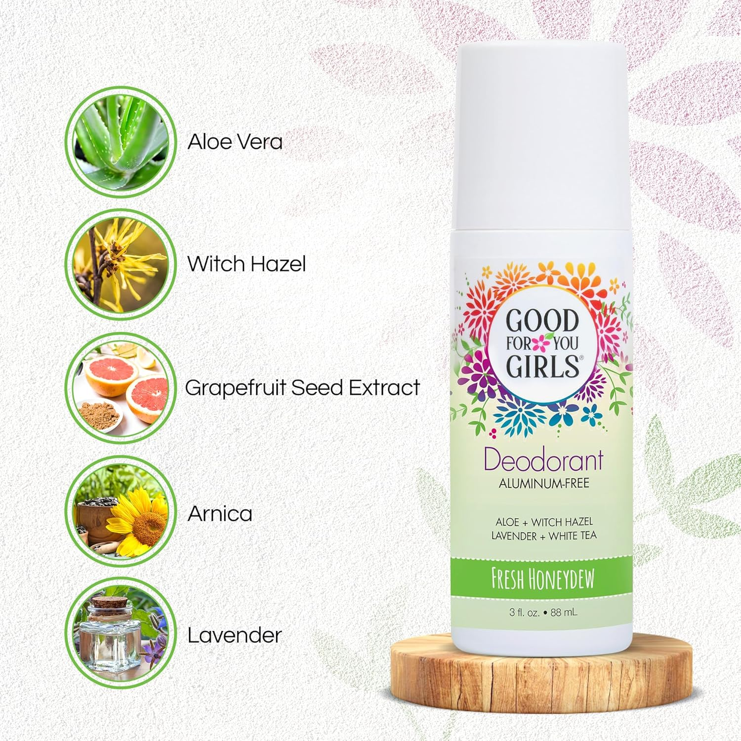 Good for You Girls Aluminium Free Natural Deodorant, Kids, Teens, Vegan, Gluten Free, Non-Toxic, 3 Fluid Ounces image number 1