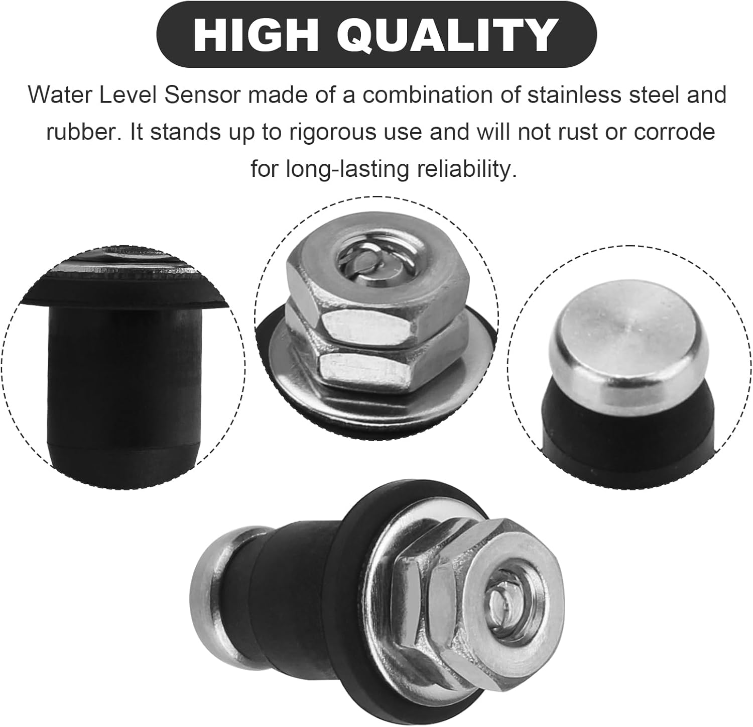 Water Tank Sensors for Recpro RV Water Tank Gauge Systems, Screw-In Water Level Sensors for Fresh, Gray or Black Water Tank 6 Pack image number 5