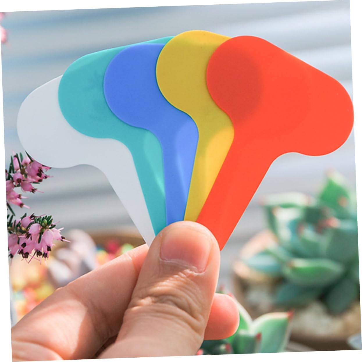 200Pcs Plant Label Plastic Inserted Garden Marker Flower Tag Plant Garden Label For image number 2