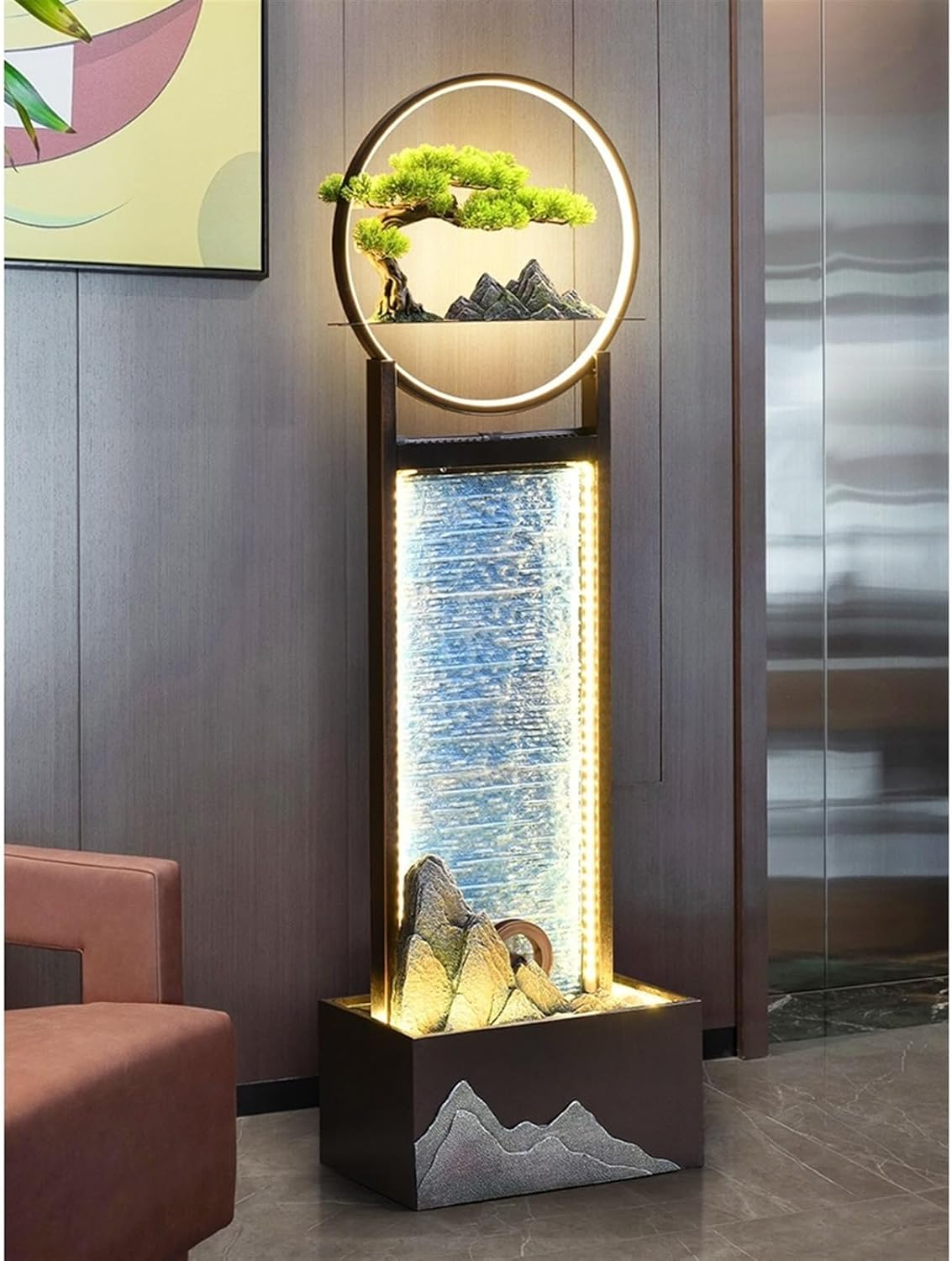 Outdoor Fountain Modern Simple Water Decoration, Living Room Courtyard Circulating Fountain, Office Floor Rockery(S) image number 5