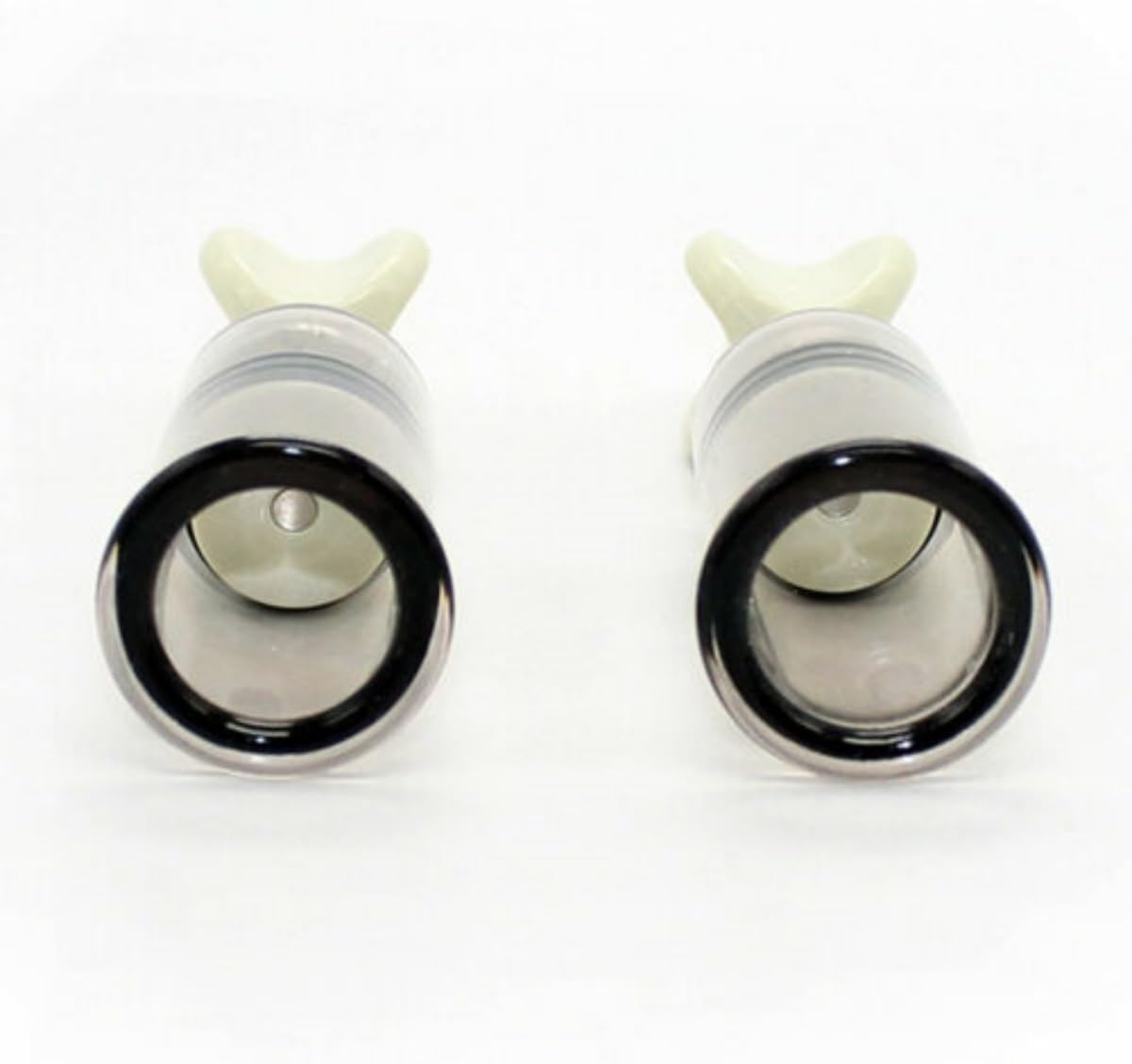 Nipple Suckers and Nipple Clamps Clips Stainless Steel Non Piercing Nipple Rings Decorative Clip for Women Adjustable Pressure Breast Clamps for Adult Pleasure Toys (Red) image number 2