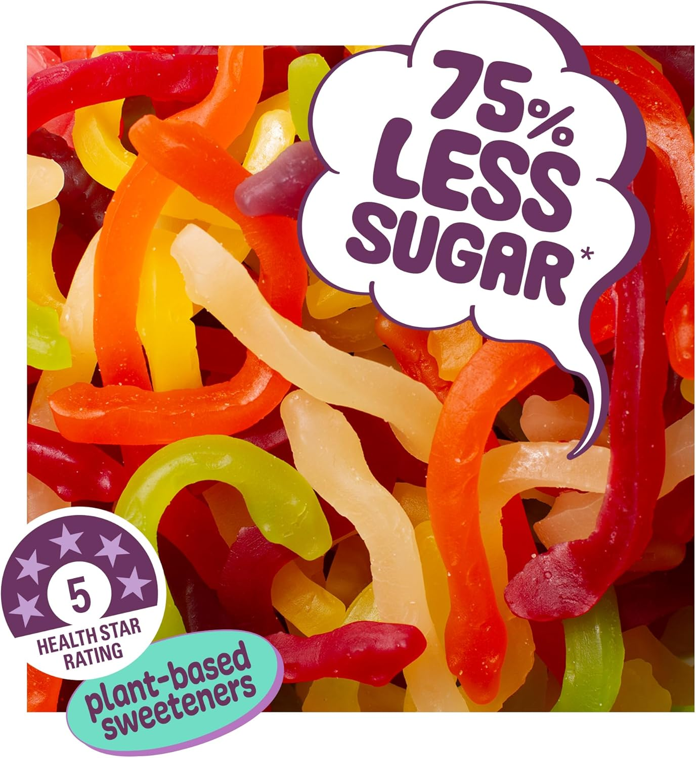 Noshu Less Sugar Jellies &ndash; Snake Pit 150G image number 6