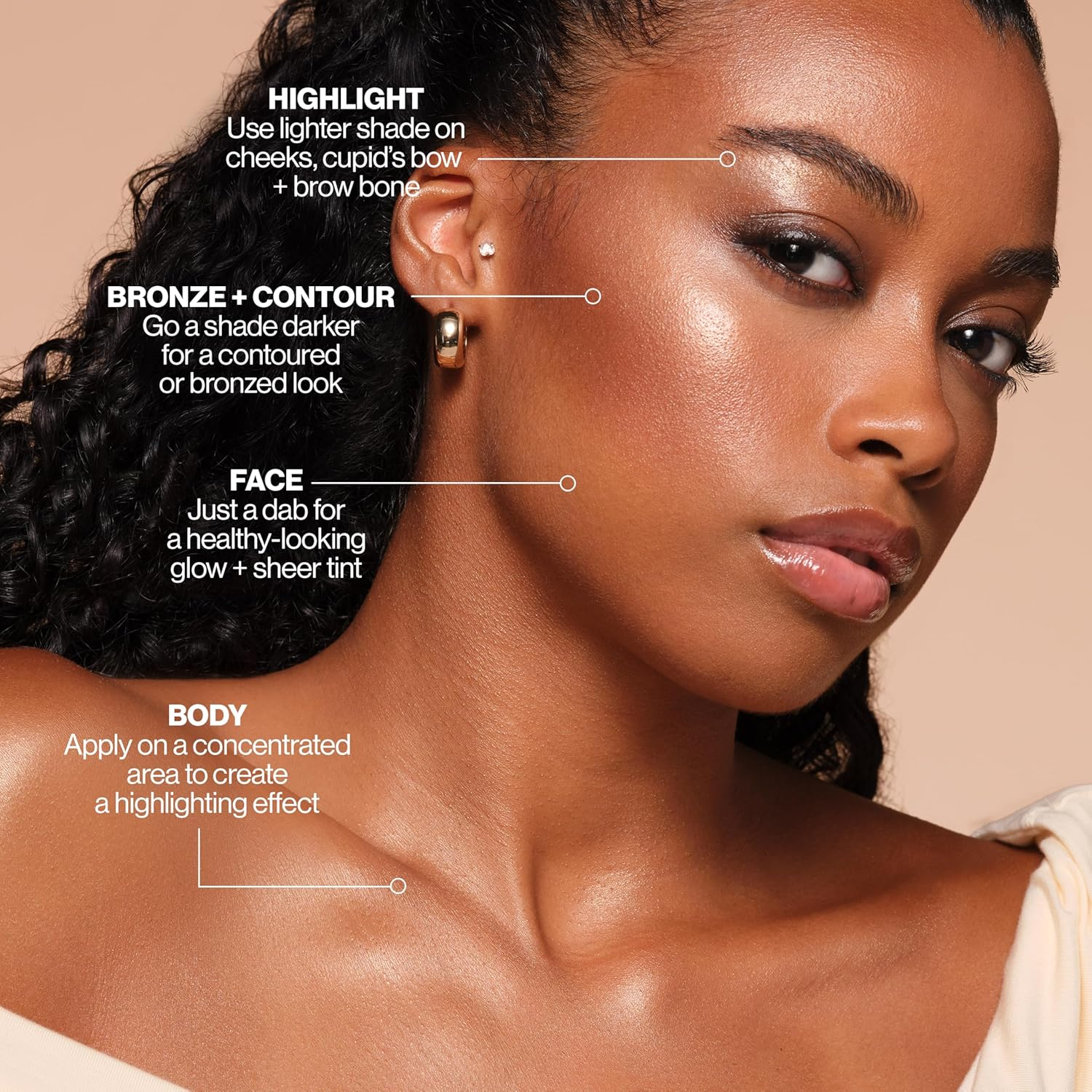 Revlon Colorstay&trade; Face + Body Glow Lotion - Glow through It - In My Bronzy Era image number 4