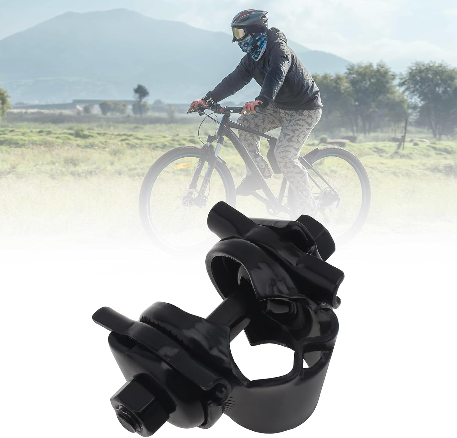 Origlam Black Bicycle Saddle Bolt Seatpost Clamp Mounting Bracket 22.2Mm image number 6
