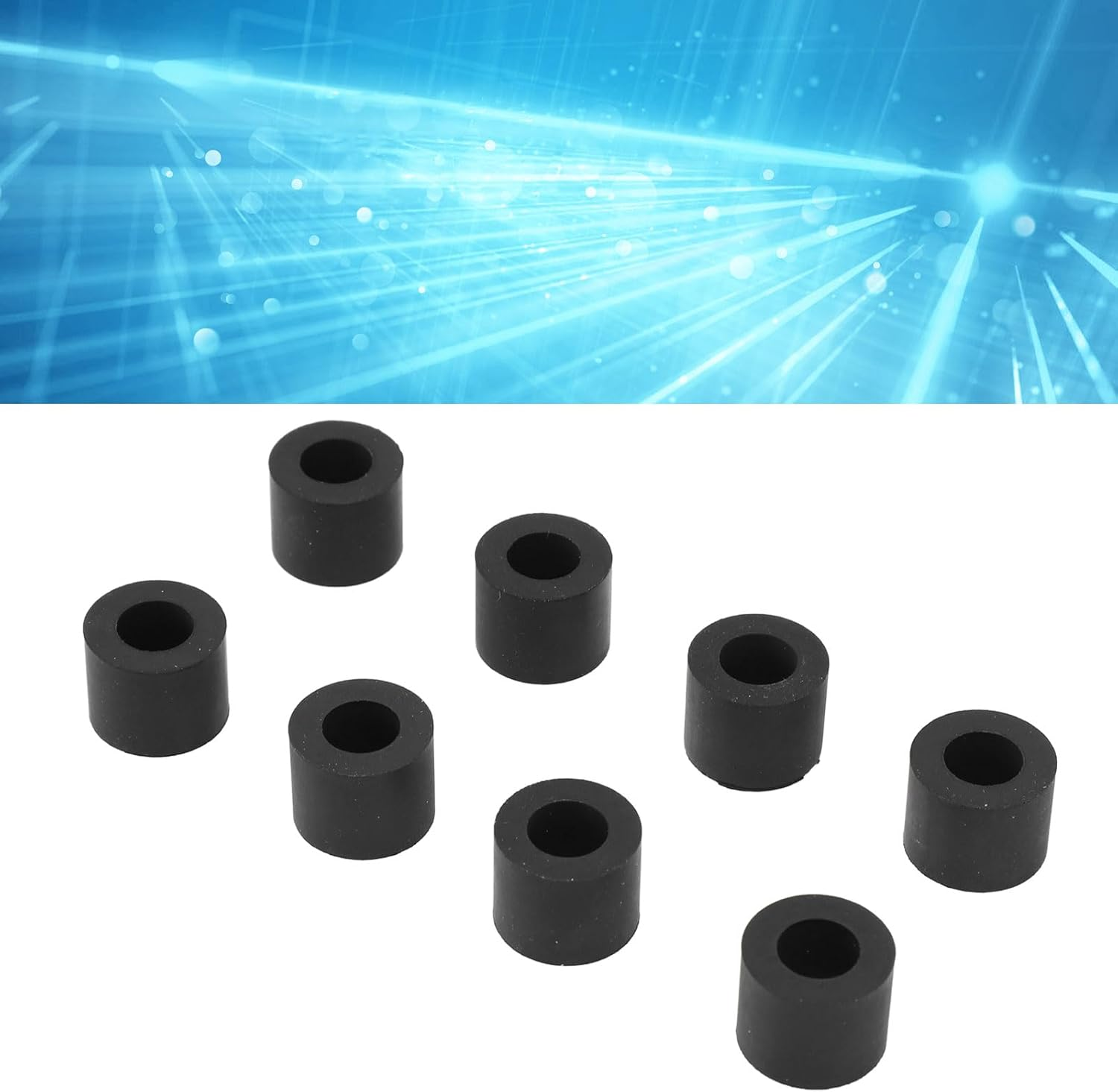 8PCS Rubber Roller Replacement for Maker 2 3 for Explore Air 2 3, Professional TPU Rubber Wheel Mat, Guide Rubber Roller image number 2