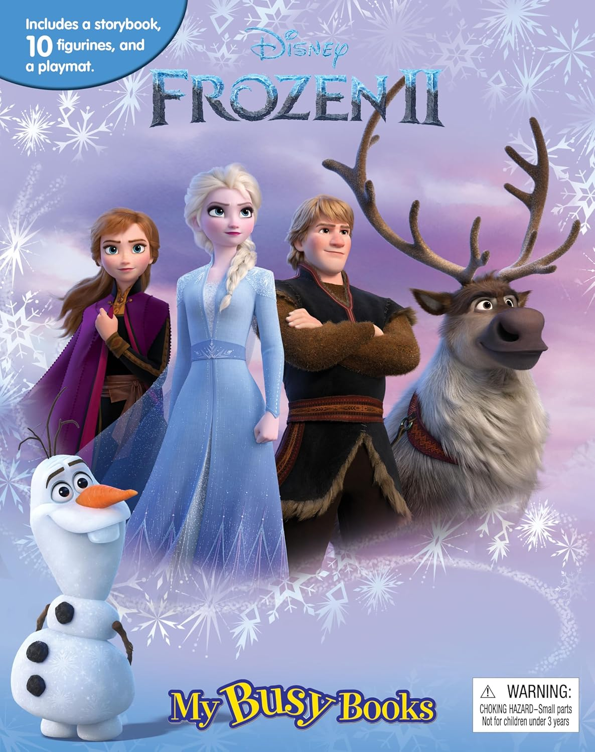Disney Frozen 2 My Busy Books - Storybook, 10 Figurines, Playmat: with Storybook, 10 Figurines and a Playmat image number 3