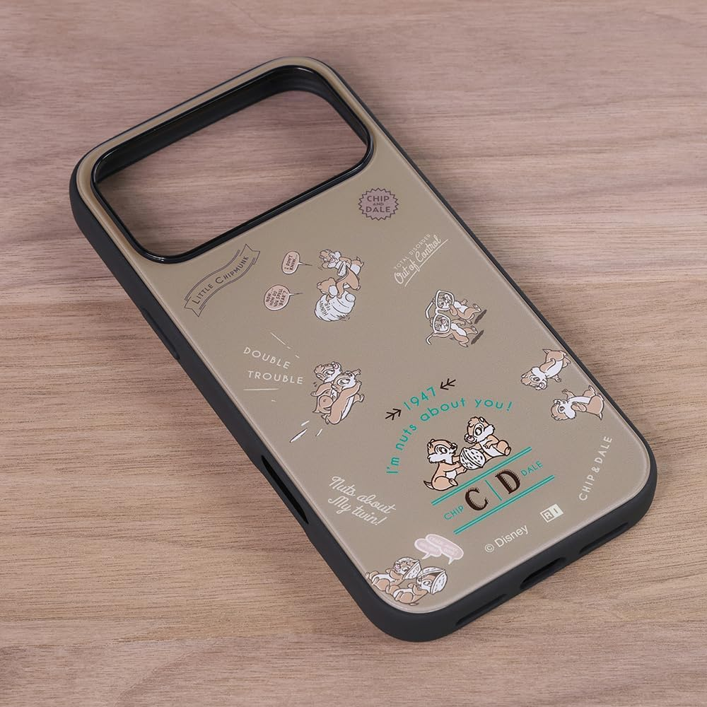 Ingrem Smartphone Case [Iphone 17 Promax] Chip & Dale Chip & Dale [Disney Official] Shock Absorption Bumper Hybrid Case Easy to Hold Cute Disney Character Chip & Dale Best Friends image number 2