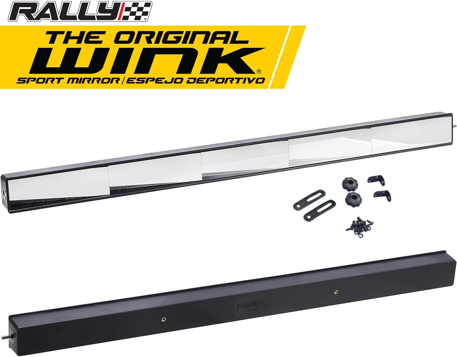 Rally Panoramic 5-Panel Rearview Mirror, Easy Installation, Fits All Cars, Suvs, Trucks and Vans (91515)