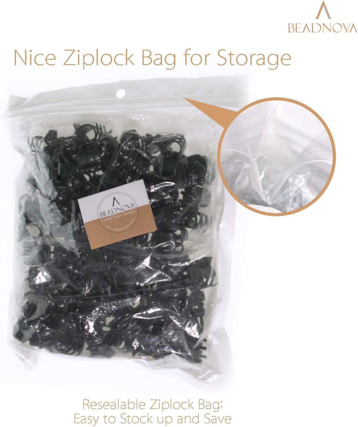 BEADNOVA 100Pcs Orchid Clips Large Orchid Support Clips Vine Clips Plant Clips for Flower Orchid Vine (2Cm, 100PCS) image number 3