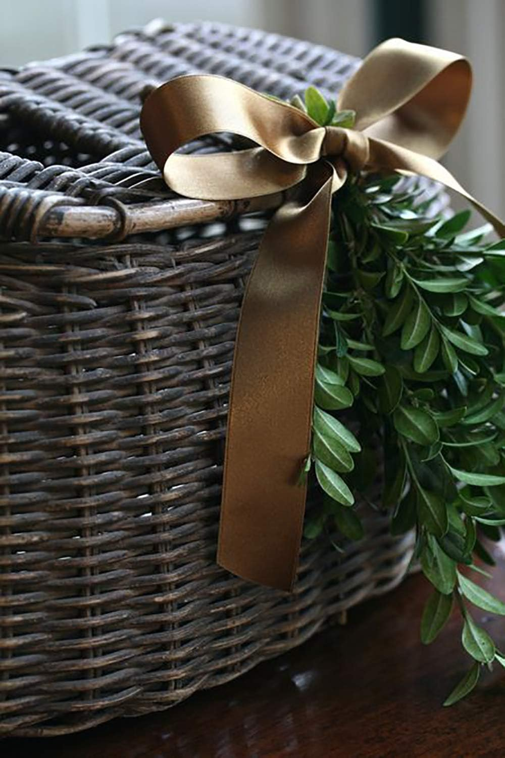 Alfie Double Faced Satin Ribbon 1.5 Inch X 25 Yards Double Sided Solid Polyester Ribbon for Gift Wrapping Party Hair Braids Bow Baby Shower Decoration Floral Arrangement Craft Supplies, Golden Brown image number 5