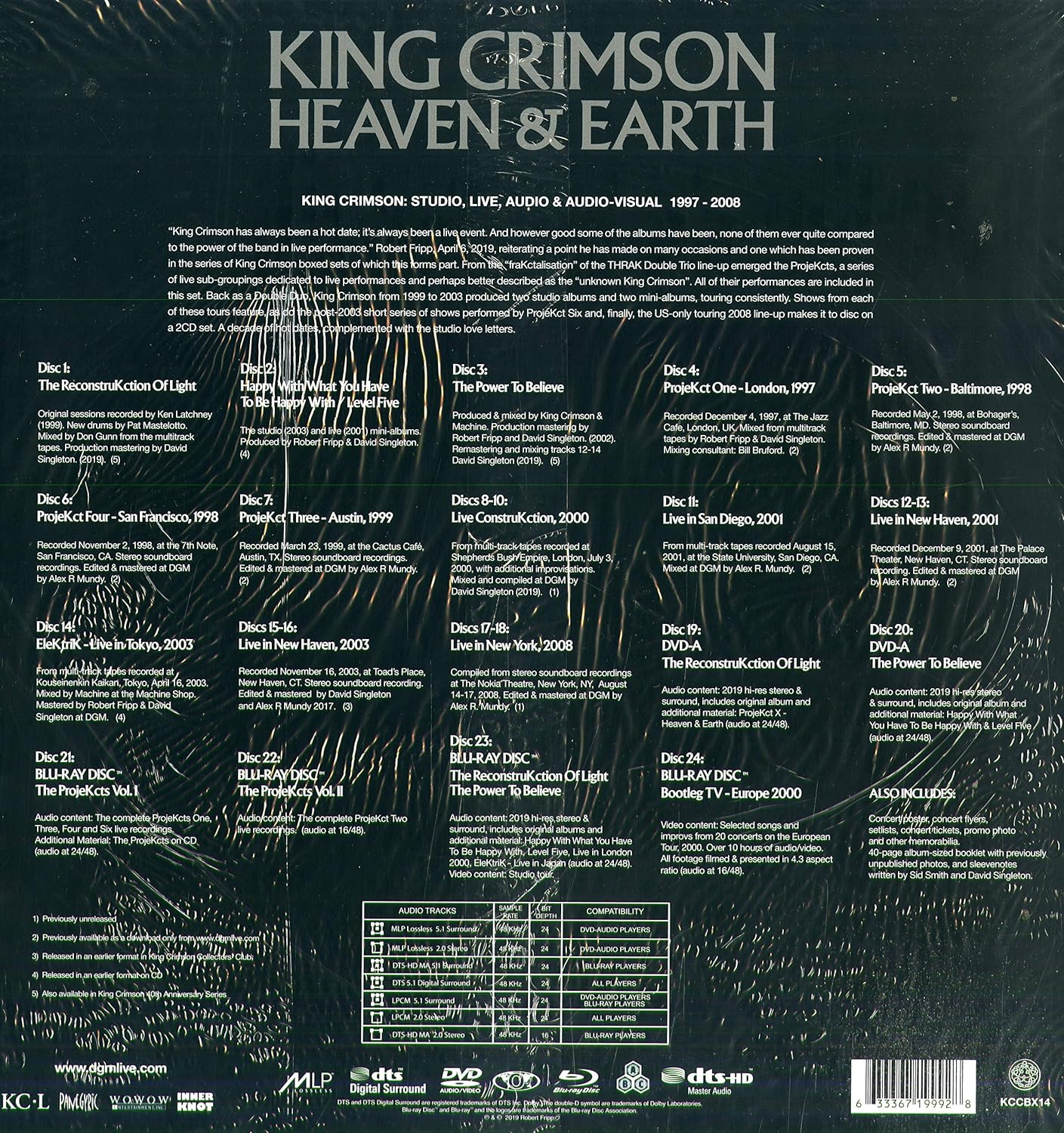 Heaven & Earth (18Cd/4Blu-Ray/2Dvd) image number 1