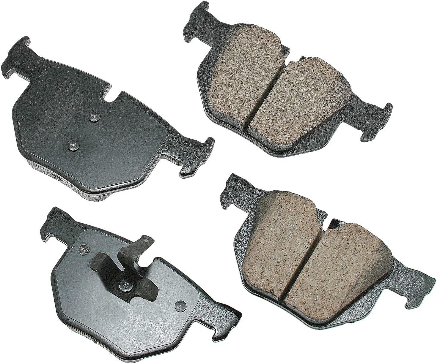 Akebono EUR1170 Rear Brake Pad, GREY