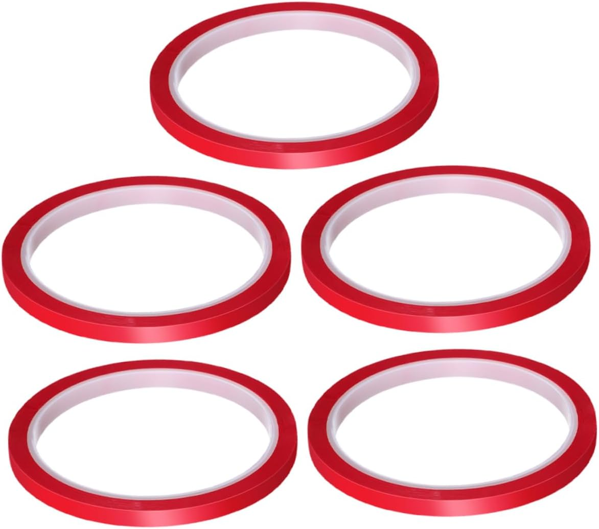 GANAZONO 5Pcs Car Decorative Strips Window Adhesive Tape Multi-Functional Double Sided for Car Doors Windows Trunks