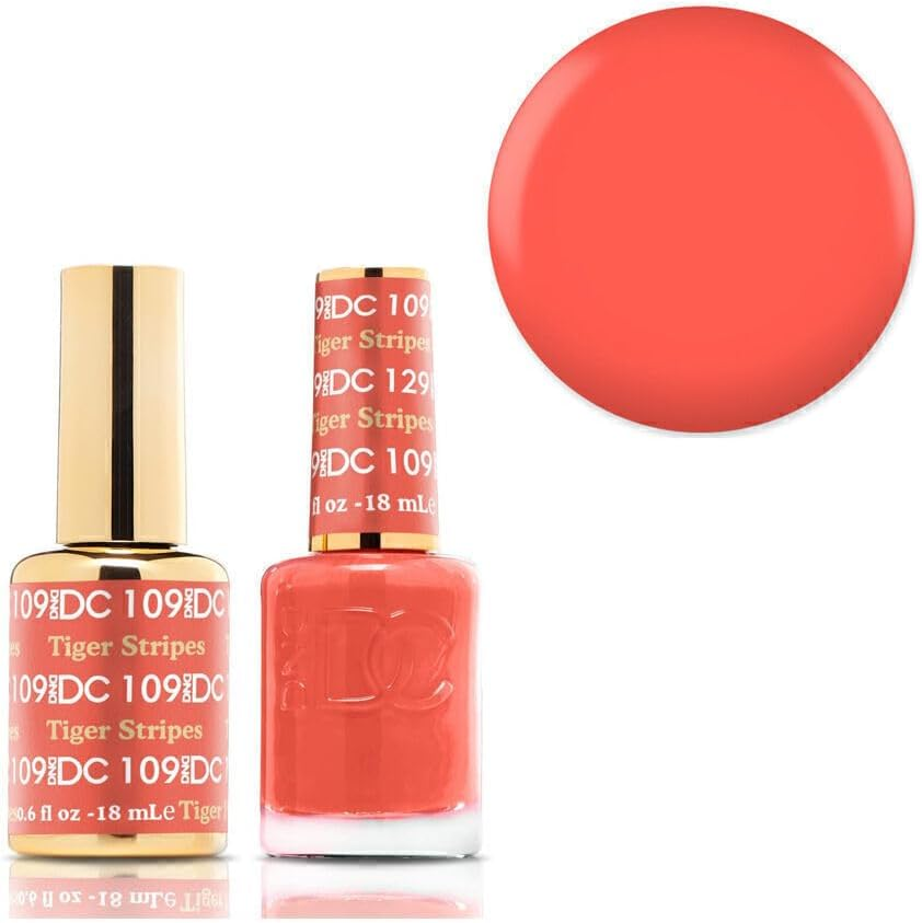 DND 109 Tiger Stripes - DC Collection Gel & Lacquer Duo 18Ml