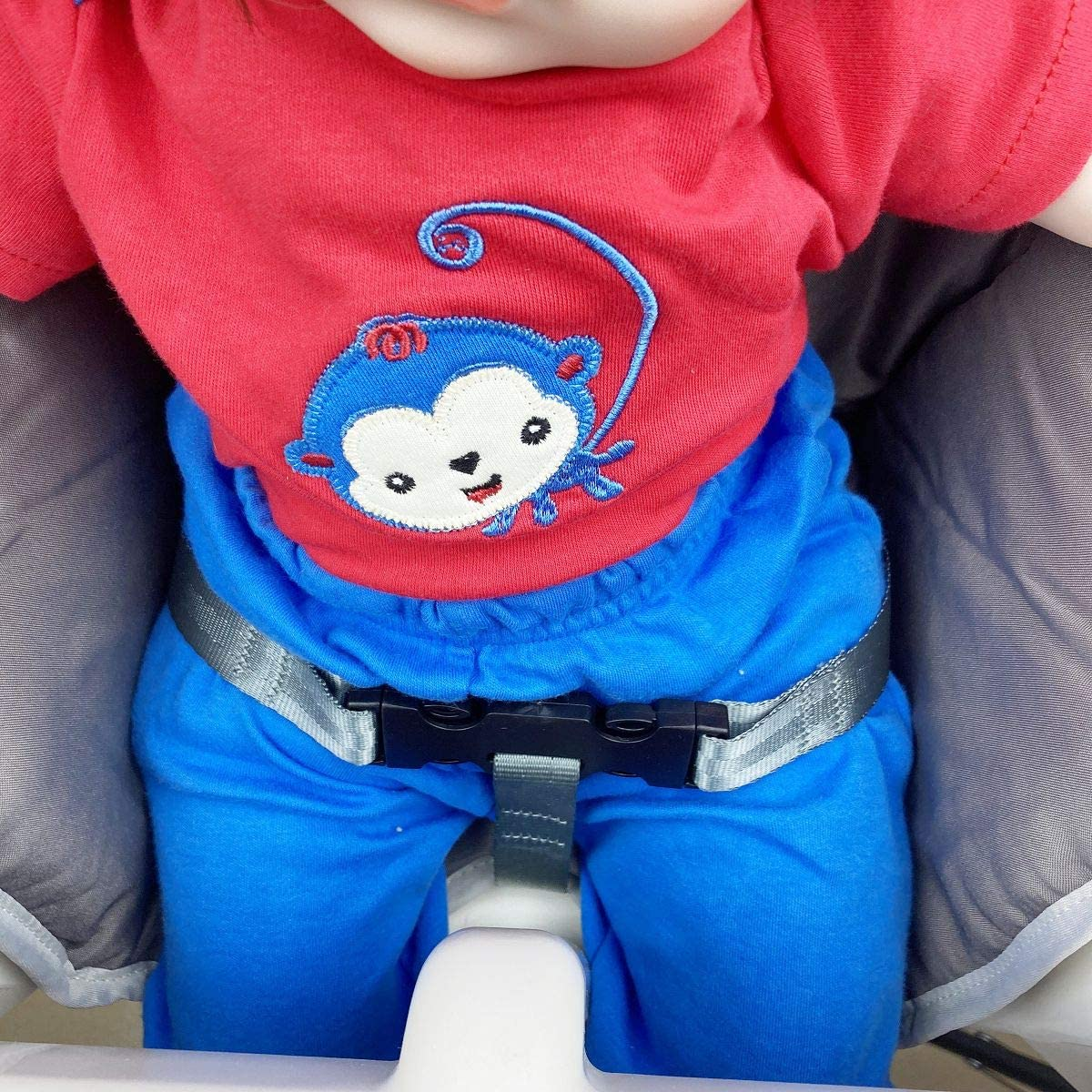 ZARPMA Seat Covers Cushion for IKEA Antilop Highchair, Washable Foldable Baby Highchair Cover IKEA Child Chair Cushion image number 2