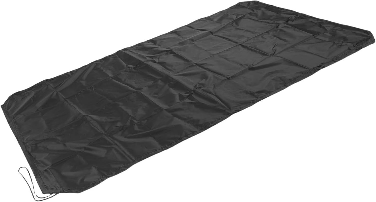 Car Roof Box Cover, Car Roof Cargo Cover Car Top Luggage Rack Cover Waterproof 210D Silver Oxford Cloth for SUV Travel with Adjustable Drawstring Storage Bag (230 * 145Cm) image number 5