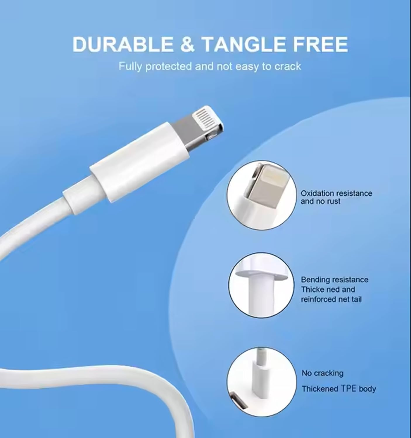 SOPHISTIK 1M & 2M USB-C to Lightning Cable, Apple Mfi Certified, 3X Fast Charging Data Sync Cable, Iphone Charger for 14, 13, 12, 11, 8 Pro Max (2 Meter) image number 1