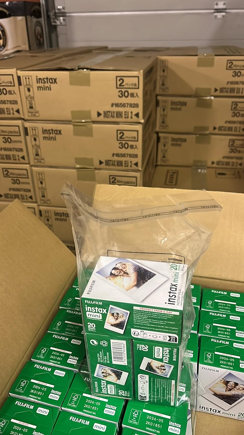 Fujifilm Instax Mini Film - 100 Shots Total (10 Sheets X 10) - Multipack for Fujifilm Instax Instant Cameras - Optiswipe Bundle image number 1