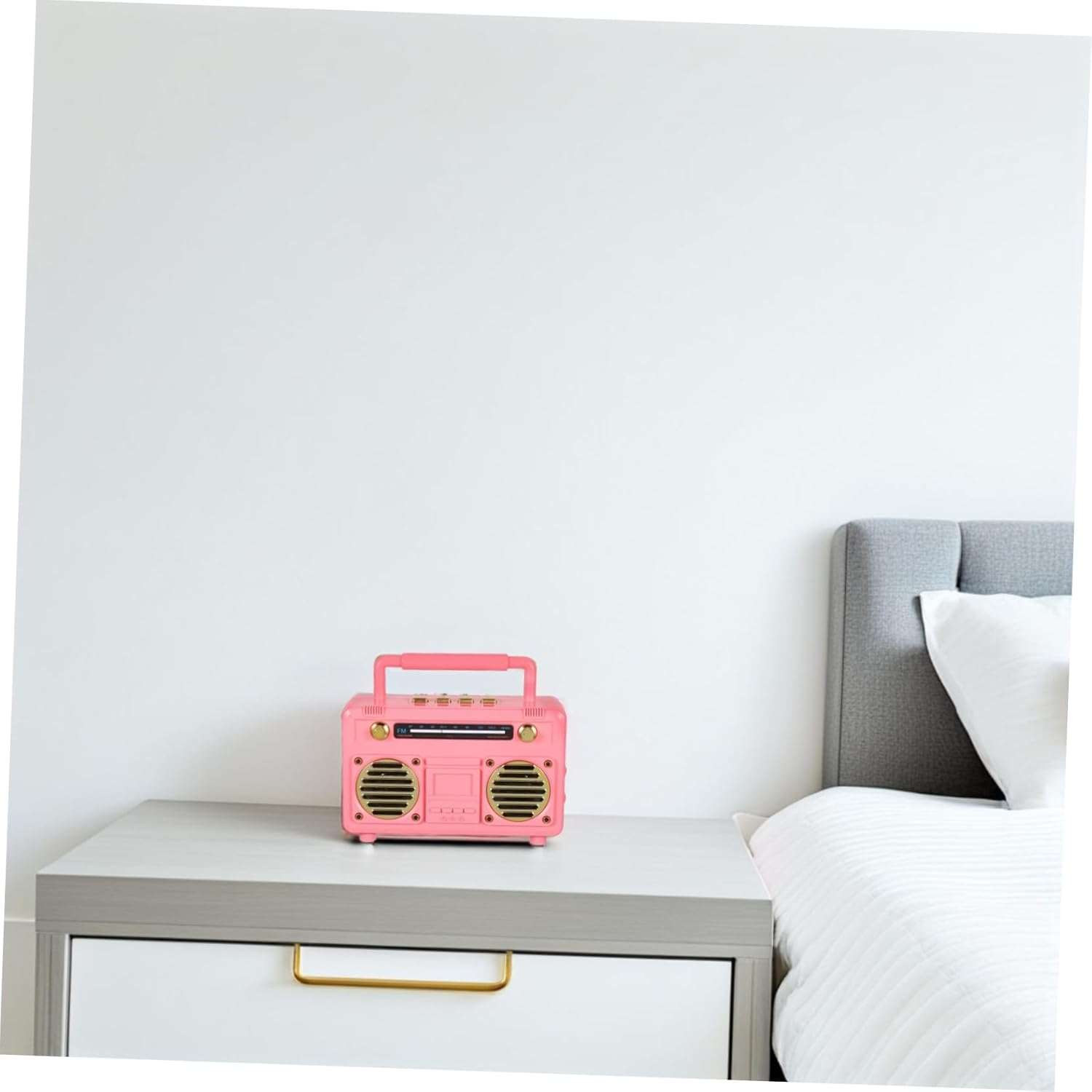 UTHCLO Vintage Mini Wireless Speaker Retro Portable Radio with Long Battery Life Compact Subwoofer for Outdoor Camping Travel Beach and Cheerleading Events image number 1