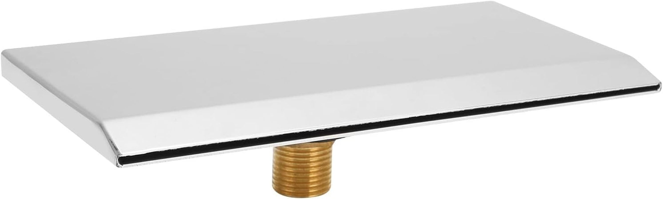 Pergar Pool Waterfall Fountain, Wall Mounted Waterfall Outlet Nozzle, G1/2 External Thread, Silver image number 6