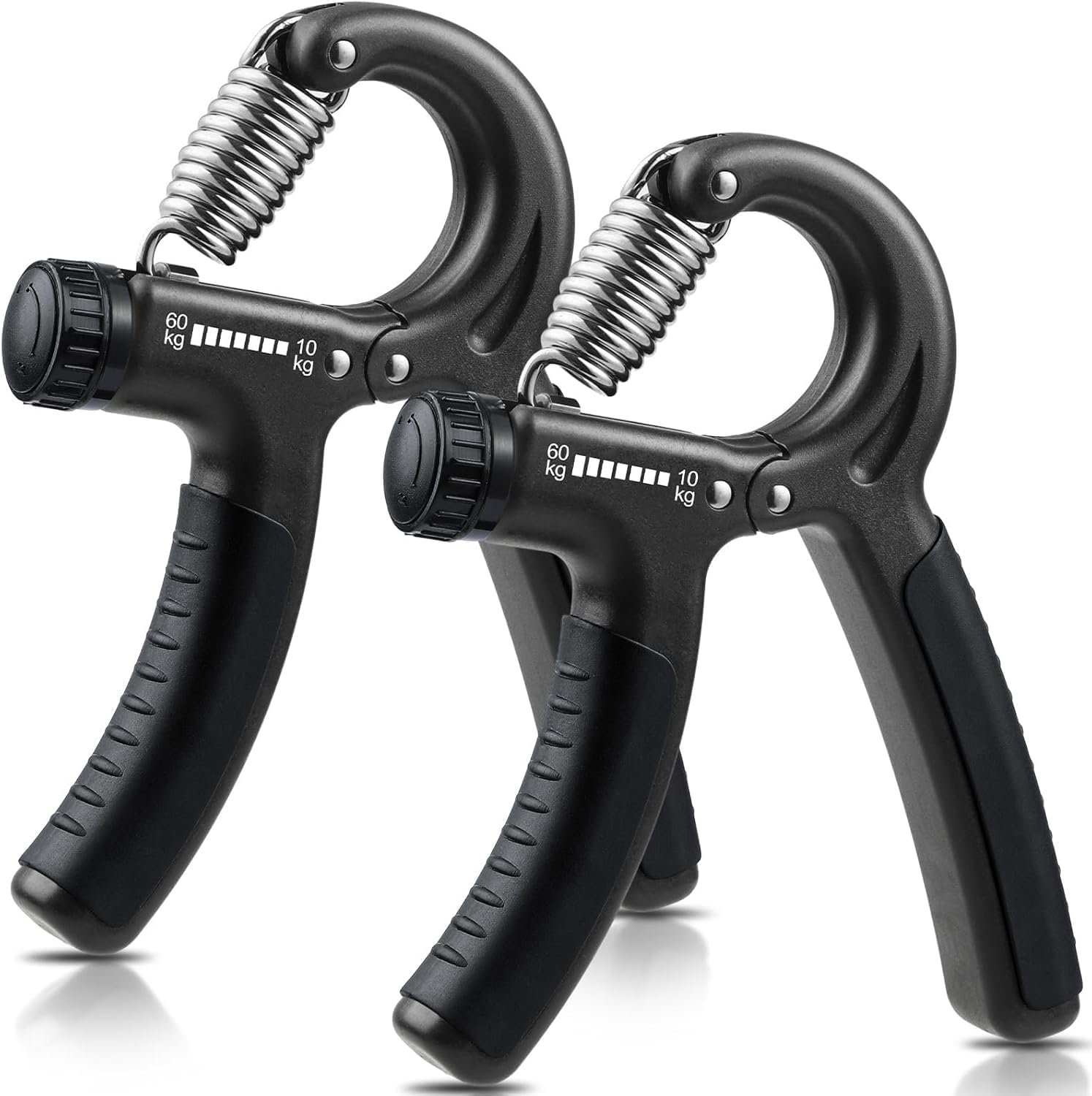 Spendeal Grip Strength Trainer, Hand Grip Strengthener, Adjustable Resistance 22-132Lbs (10-60Kg), Forearm Strengthener, Perfect for Musicians Athletes