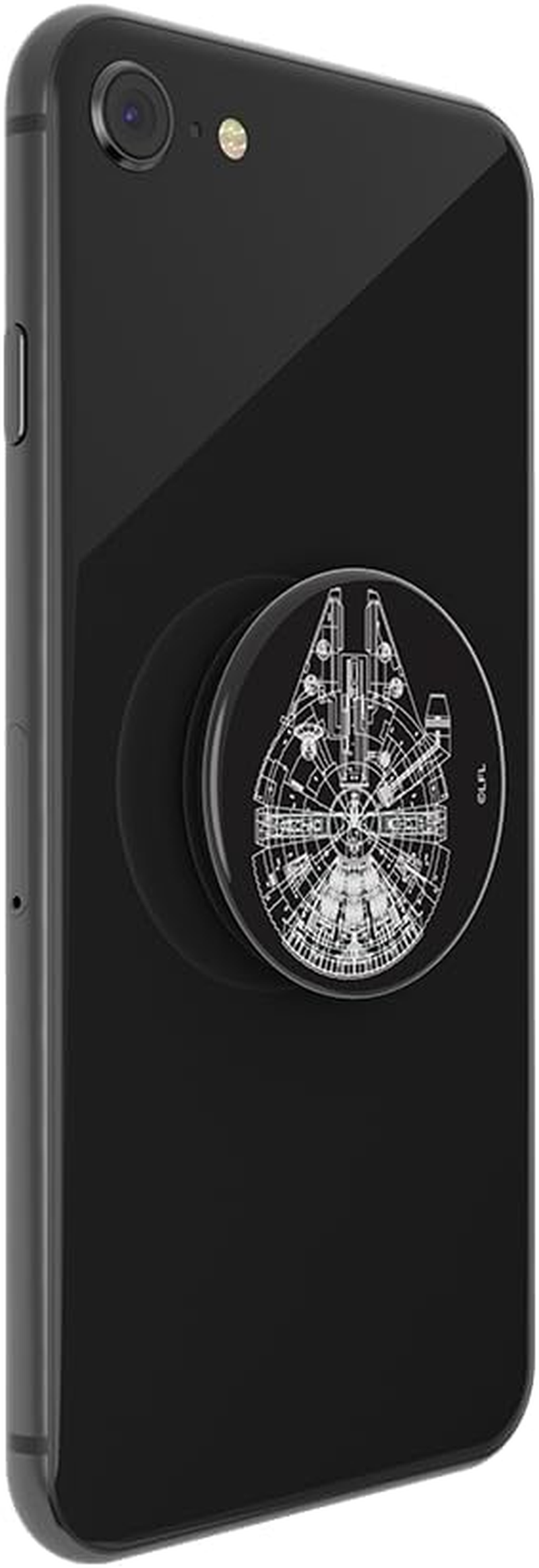 Popsockets Popgrip - Expanding Stand and Grip with a Swappable Top for Smartphones and Tablets -Millenium Falcon Aluminum image number 3