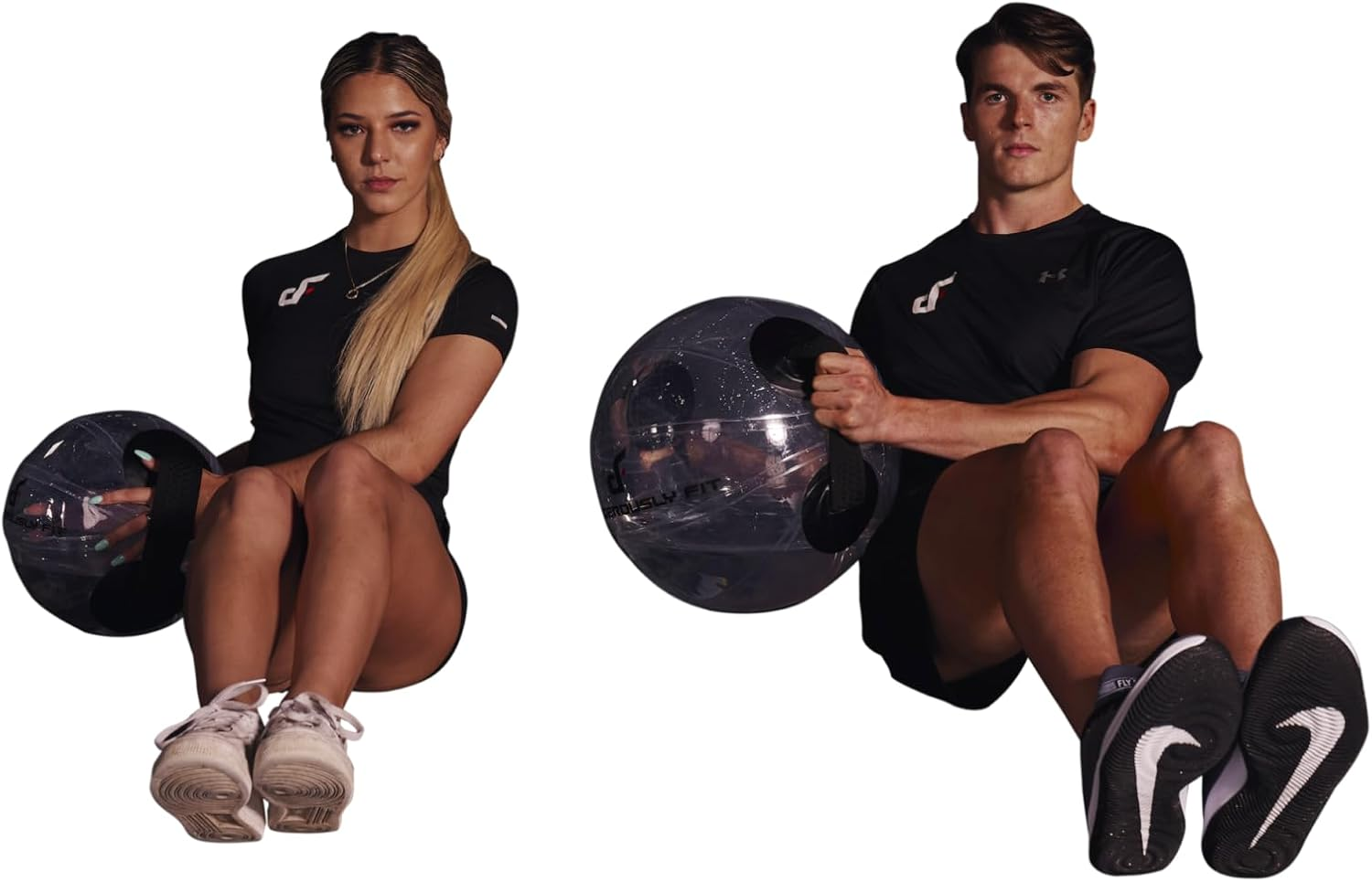 Aqua Ball - Water Weight Medicine Ball for Kettlebell & Barbell Exercises - Strength Training Workout to Improve Core Stability & Balance + Fitness image number 2