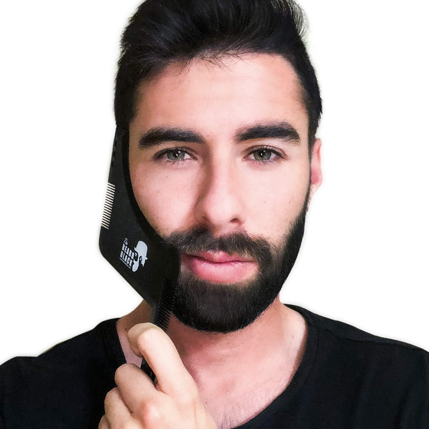 Beard Shaping & Styling Tool with Inbuilt Comb for Perfect Line up & Edging, Use with a Beard Trimmer or Razor to Style Your Beard & Facial Hair, Premium Quality Product By image number 2