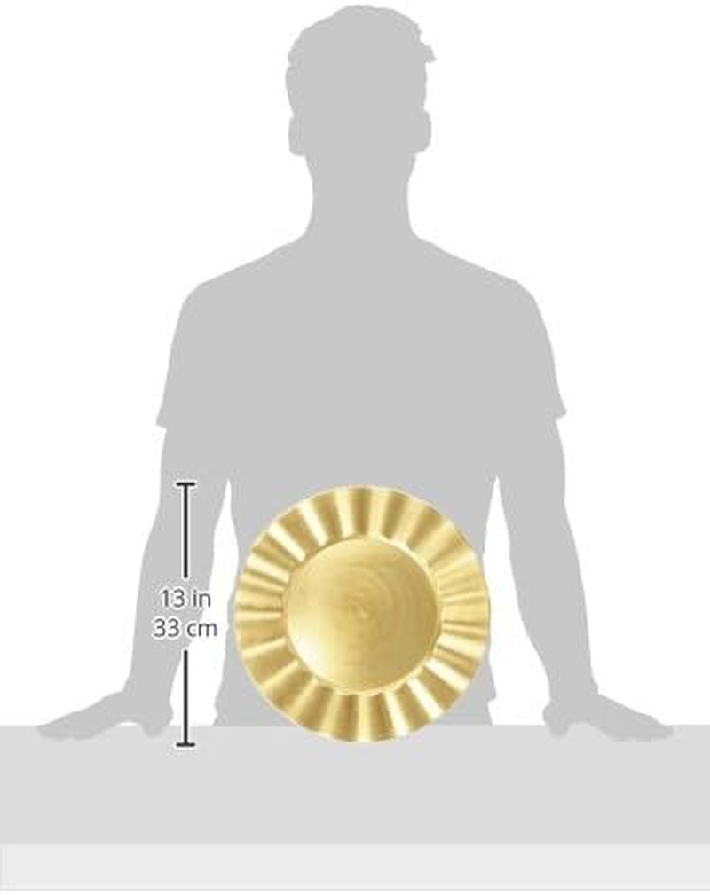 Chargeit! by Jay 1183057 Charger Plate, Gold