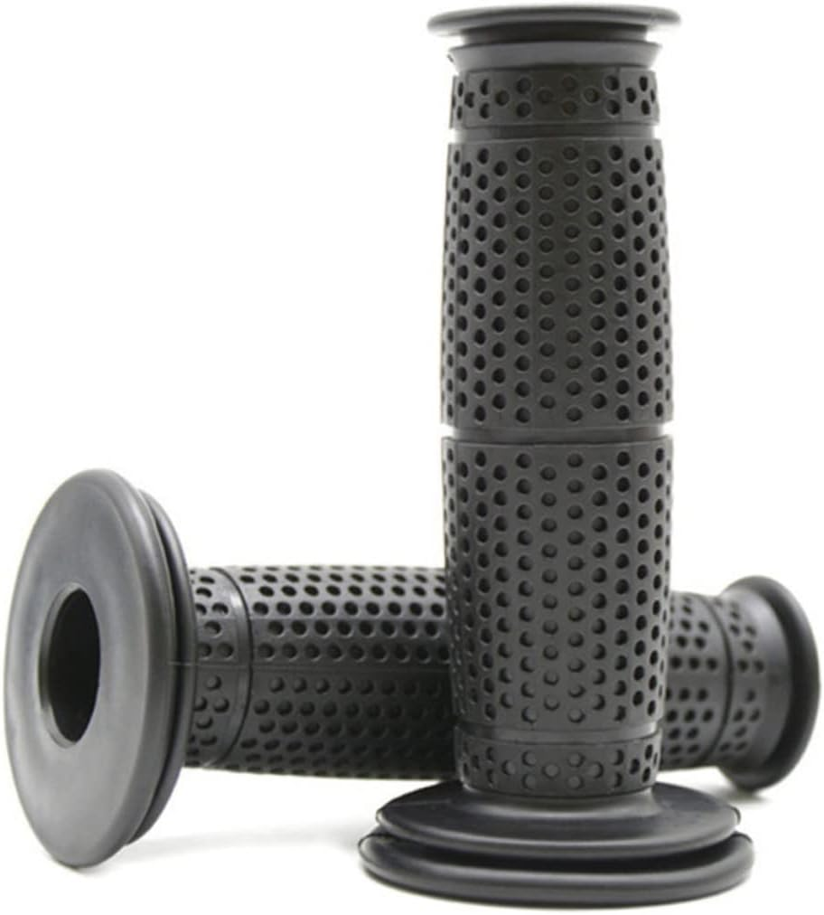 SUPVOX Classic Motorbike Accessories Motorcycle Rubber Grips Vintage Handlebar Tape Easy Installation for Riding Lovers image number 5