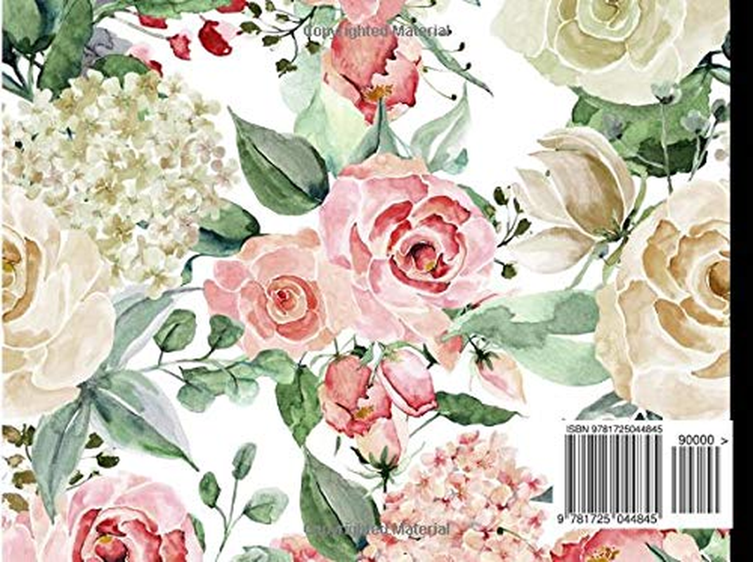 Guest Book: GORGEOUS Watercolor (Pink and Gold) Boho Chic with Gold Text and Floral Cover, Rustic Guestbook for Wedding, Bridal Shower, Birthday ... Visitors, Cabin Rentals or Bed and Breakfast image number 1