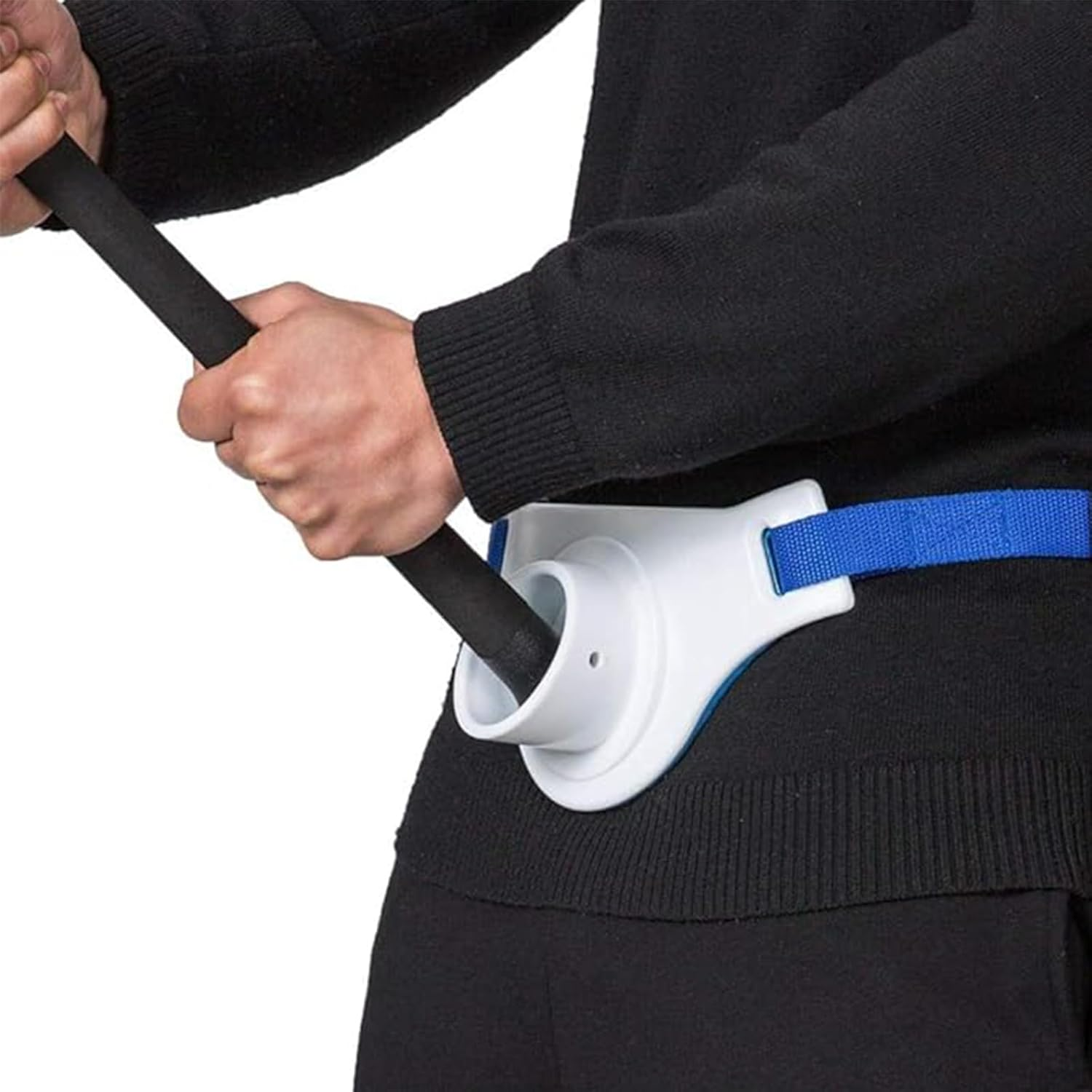 ASOCEA Fishing Fighting Waist Belt 2.5 Inch Inner Dia Offshore Tackle Boat Fishing Rod Holder image number 2