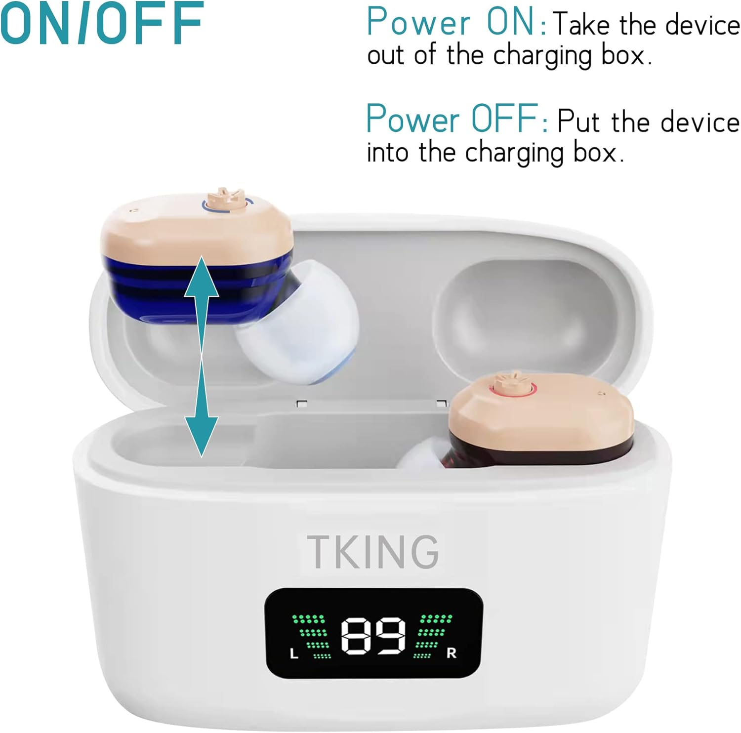 Rechargeable ITC Hearing Enhancement Aids image number 5