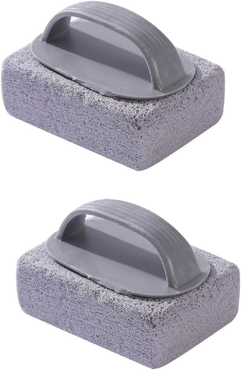 Hand-Held Pools Pumice Stone, 2 PCS Pumice Stone for Cleaning, Pool Cleaning Block with Handle, for Baking Tray Pumice Stones image number 3