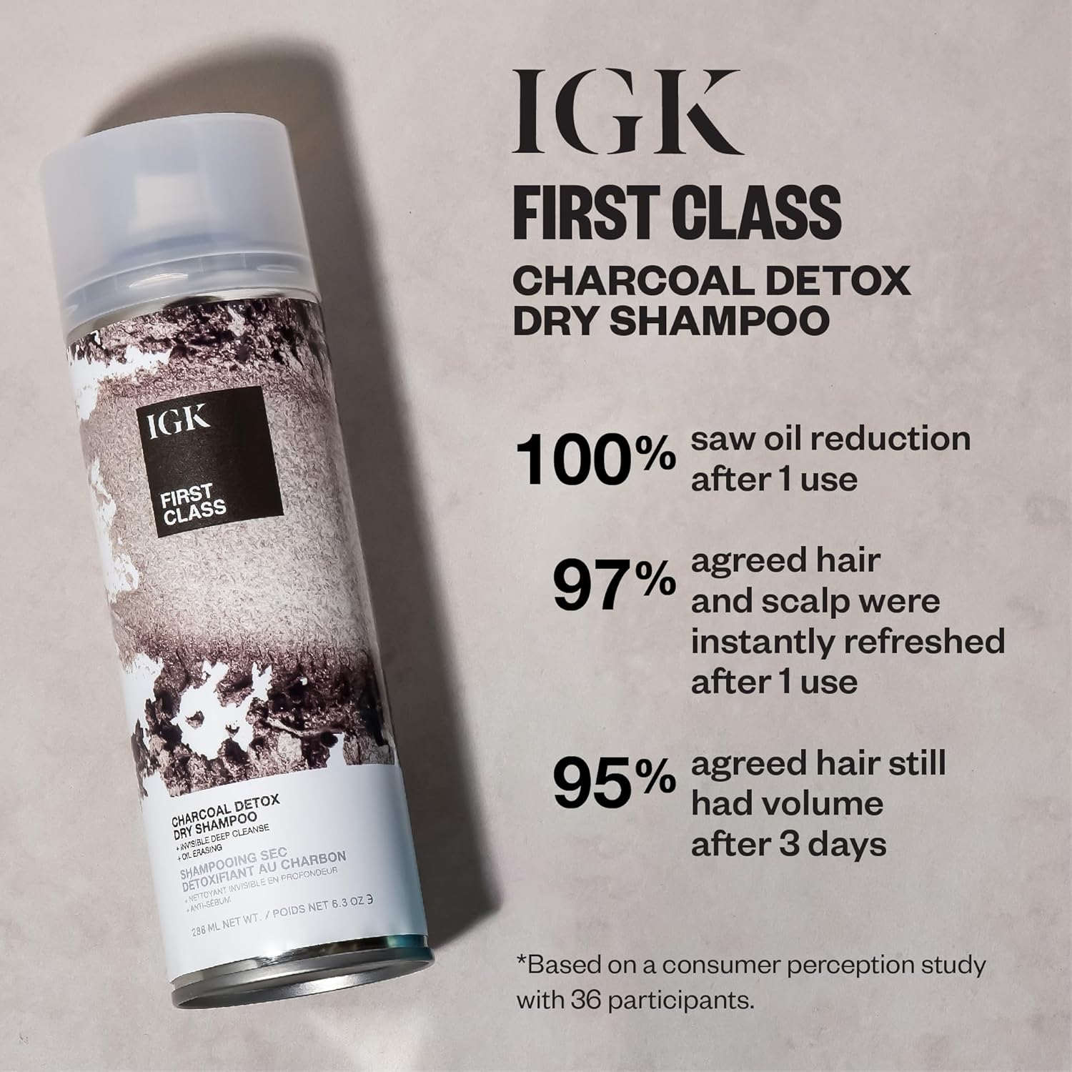 IGK First Class Dry Shampoo 288Ml image number 5