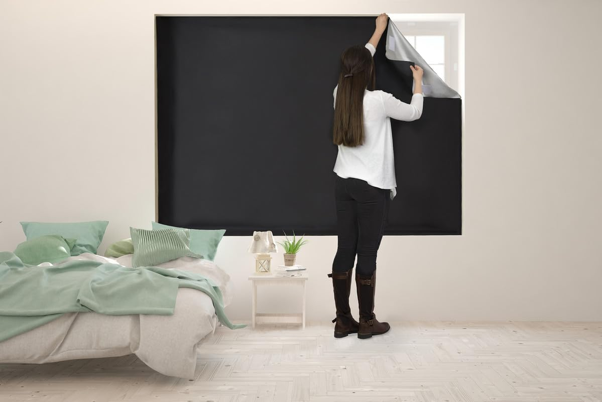 Easynight Blackout Roller Blind (Without Suction Cups) XXL 3 M X 1.45 M image number 4