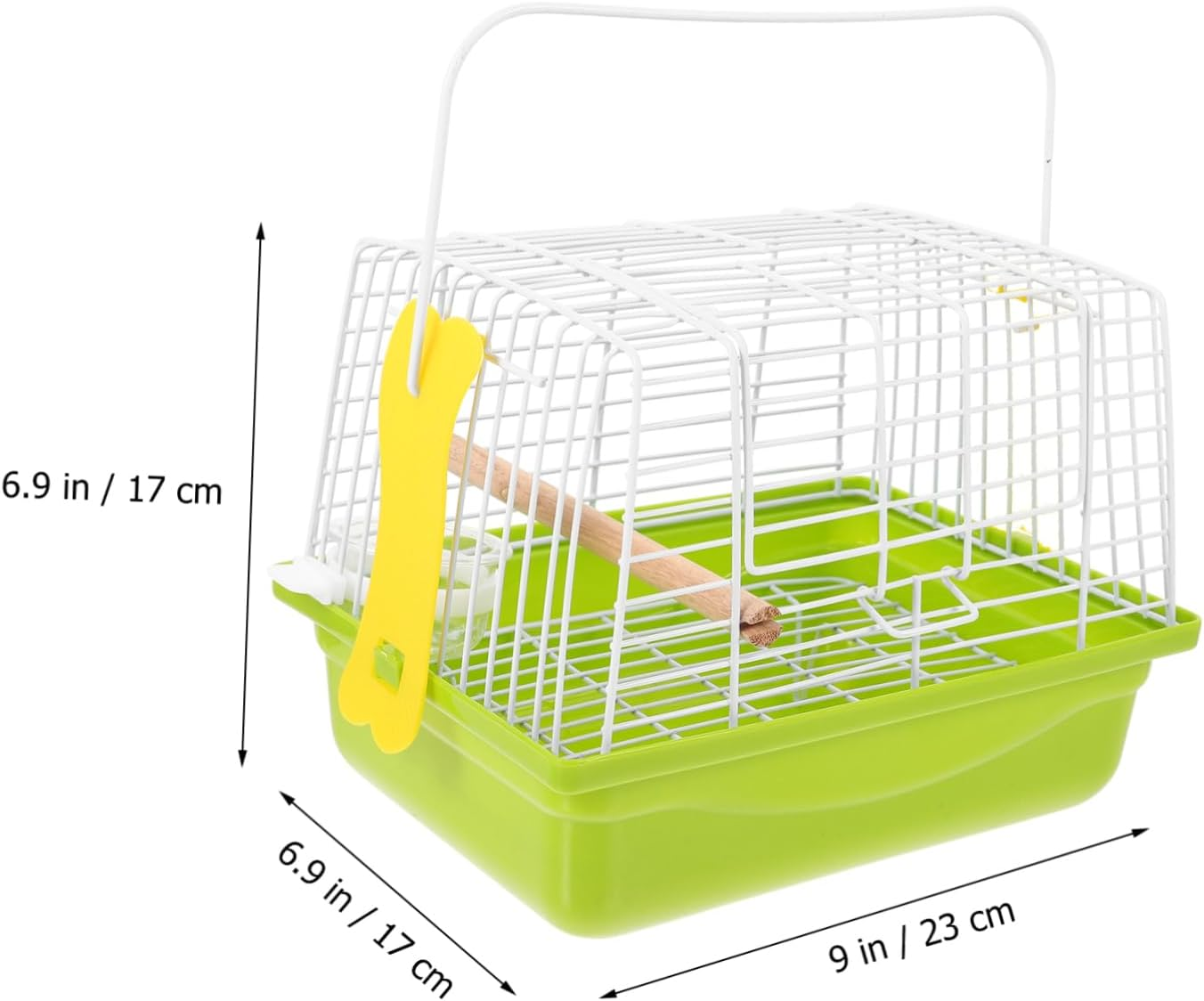 Bird Carrier Travel Cage Parrot Carrying Cage Wire Bird Cage for Outdoor Hiking Camping and Travel image number 1