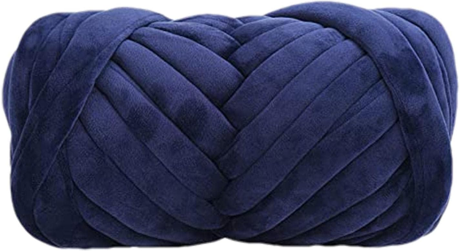 T-Shirt Yarn | Giant Yarn for Blanket Pillow | 1 Roll/20 Yards Chunky Yarn for Arm Knitting Crochet for Making Blankets, Doormats, Cat Houses, Cushions, Pillows,